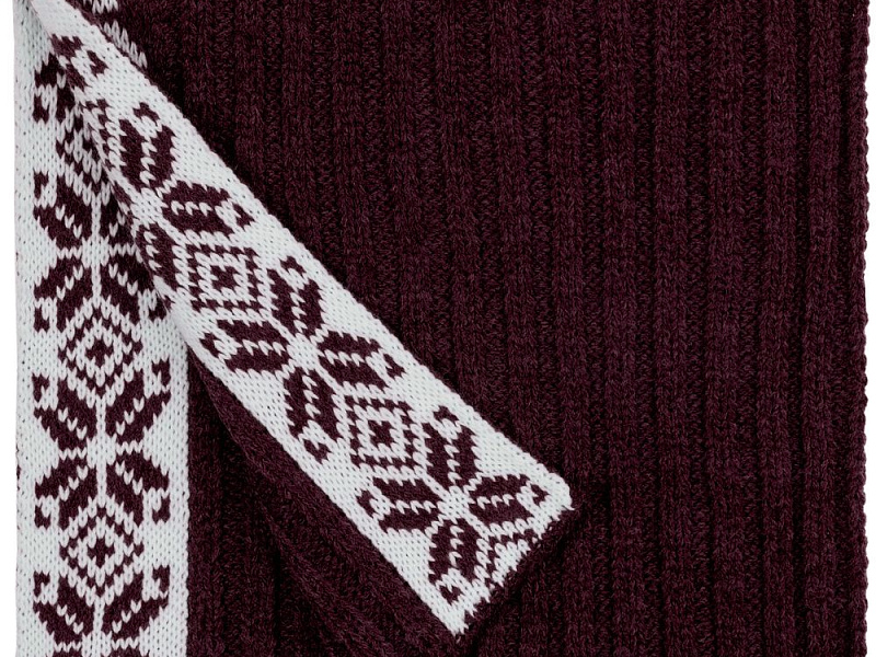 Шарф Eira, бордовый