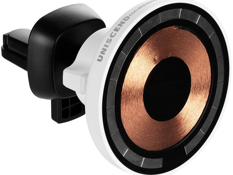 Держатель для смартфона Cooper Auto Wireless с беспроводной зарядкой, белый