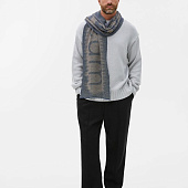 Шарф Denim XL на заказ, полушерсть
