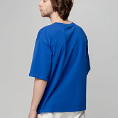 Футболка унисекс оверсайз Street Vibes, ярко-синяя