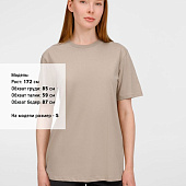 Футболка унисекс Legend, серо-бежевая