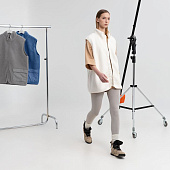 Жилет унисекс Oblako, молочно-белый