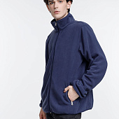 Куртка флисовая унисекс Nesse, темно-синяя