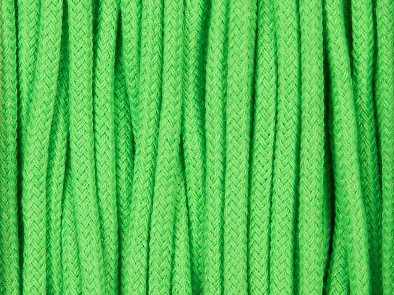 Круглый шнур Lasso M, зеленый неон, 80 см