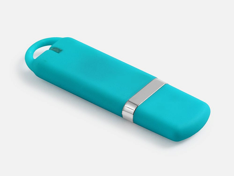Флешка Memo, 8 Гб, бирюзовая
