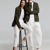 Толстовка на молнии с капюшоном унисекс King, хаки