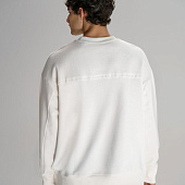 Свитшот оверсайз унисекс Vozduh, молочно-белый