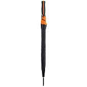 Зонт-трость Jenna, черный с оранжевым