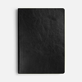 Ежедневник Doppio, недатированный, черный с желтым