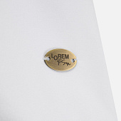 Шильдик металлический Alfa Oval, бронзовый