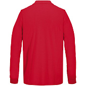 Рубашка поло унисекс с длинным рукавом Pacific LSL, красная