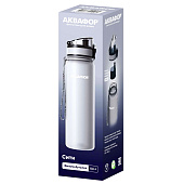 Бутылка с фильтром «Аквафор Сити», серая