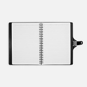 Ежедневник Strep Front на заказ, недатированный, серый