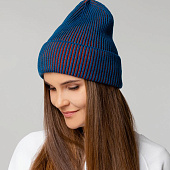 Шапка Nobilis, бирюзовая с терракотовым