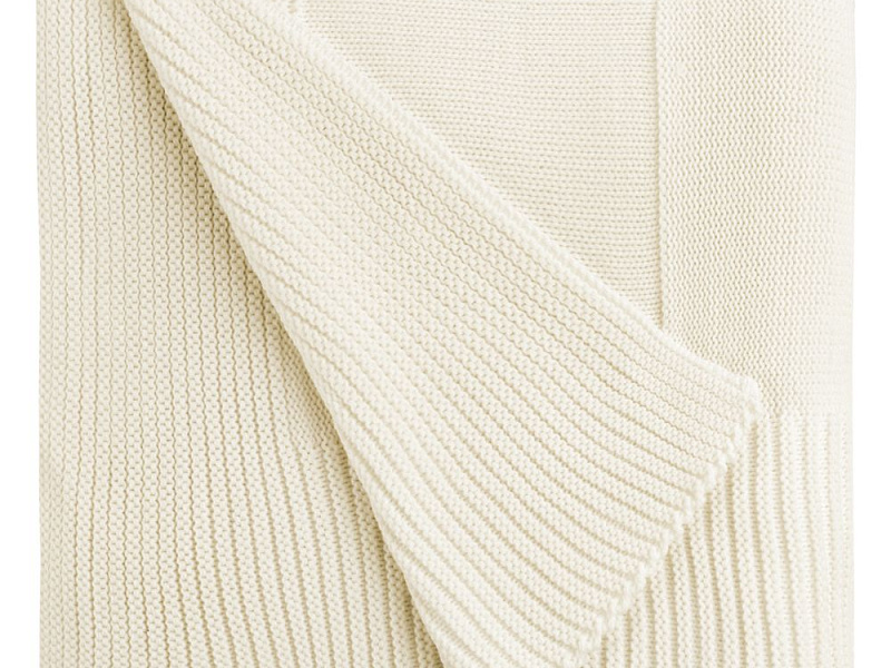 Плед Chess Queen, ver.2, молочно-белый