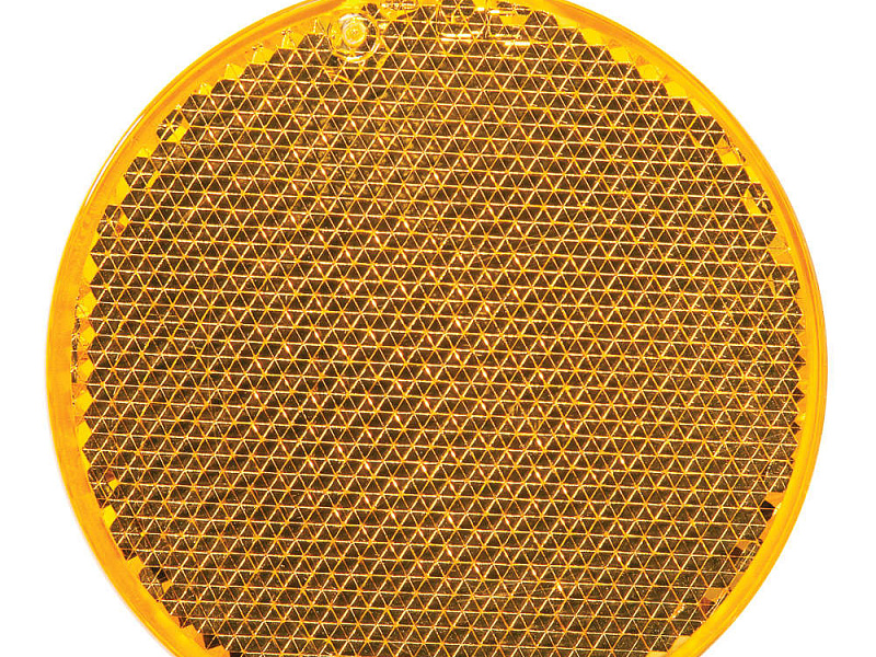 Пешеходный светоотражатель «Круг», оранжевый