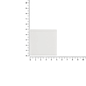 Лейбл из ПВХ Dzeta, L, белый