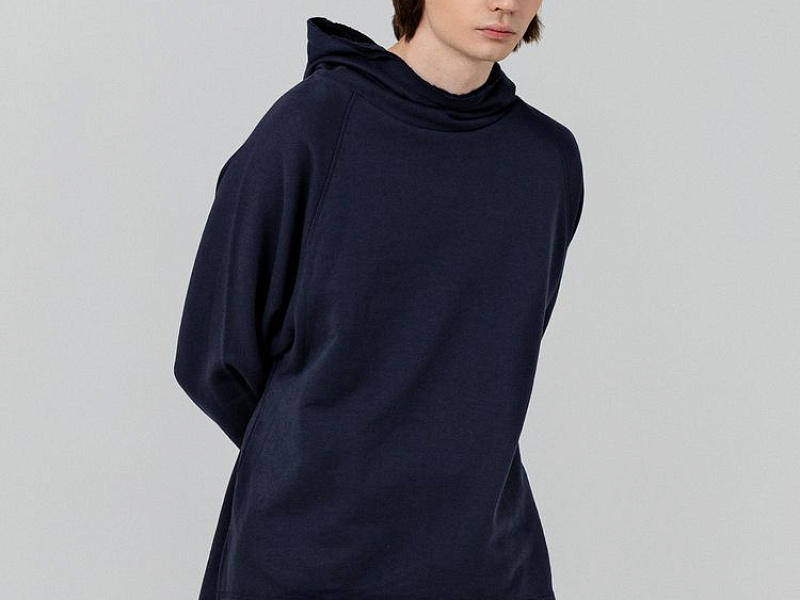 Худи унисекс Vozduh 1.0, темно-синее