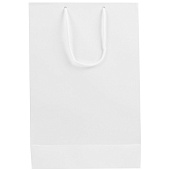 Пакет бумажный «Блеск», средний, белый