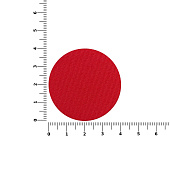 Наклейка тканевая Lunga Round, M, красная