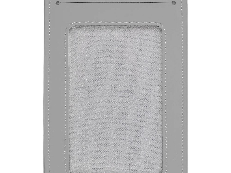 Чехол для пропуска Shall Simple, серый