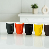 Кружка Good Morning с покрытием софт-тач, коричневая