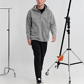 Анорак унисекс Oblako, светло-серый