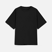 Футболка унисекс оверсайз T2, черная