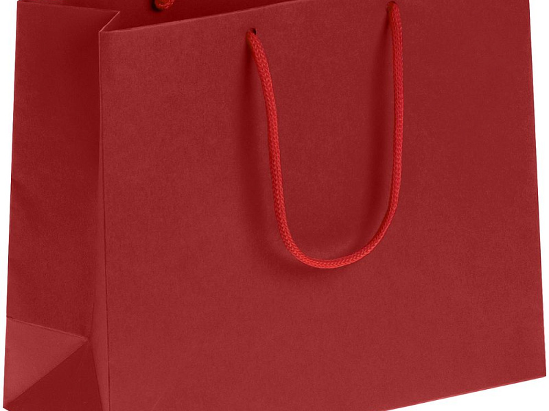 Пакет бумажный Porta S, горизонтальный, красный