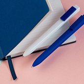 Ручка шариковая Swiper SQ, белая с синим