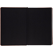 Ежедневник Alanis, недатированный, черный с красным