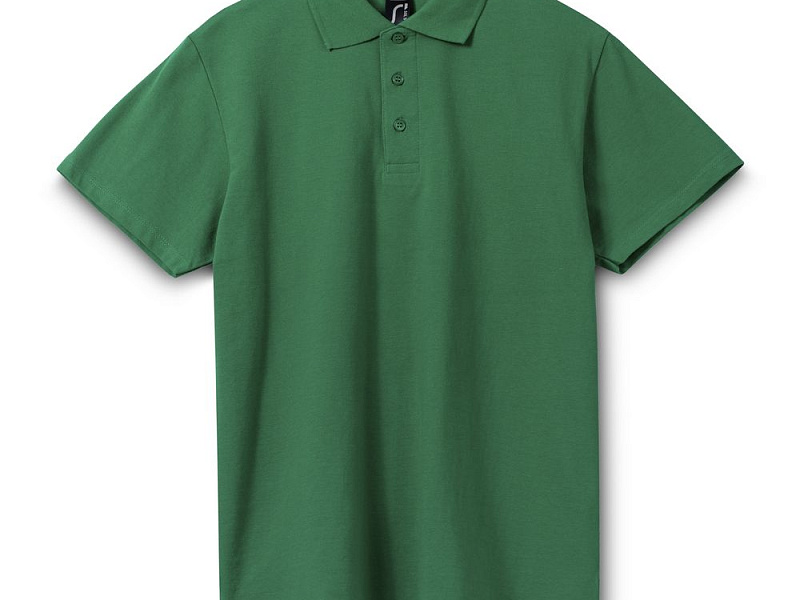 Рубашка поло мужская Spring 210, темно-зеленая