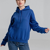 Толстовка с капюшоном Slam 320, ярко-синяя