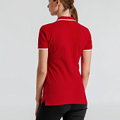 Рубашка поло женская Practice Women 270, красная с белым