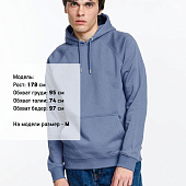 Толстовка унисекс Stellar, синяя