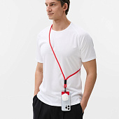 Кабель-ланьярд energyFlex Power Delivery 60 Вт, красный