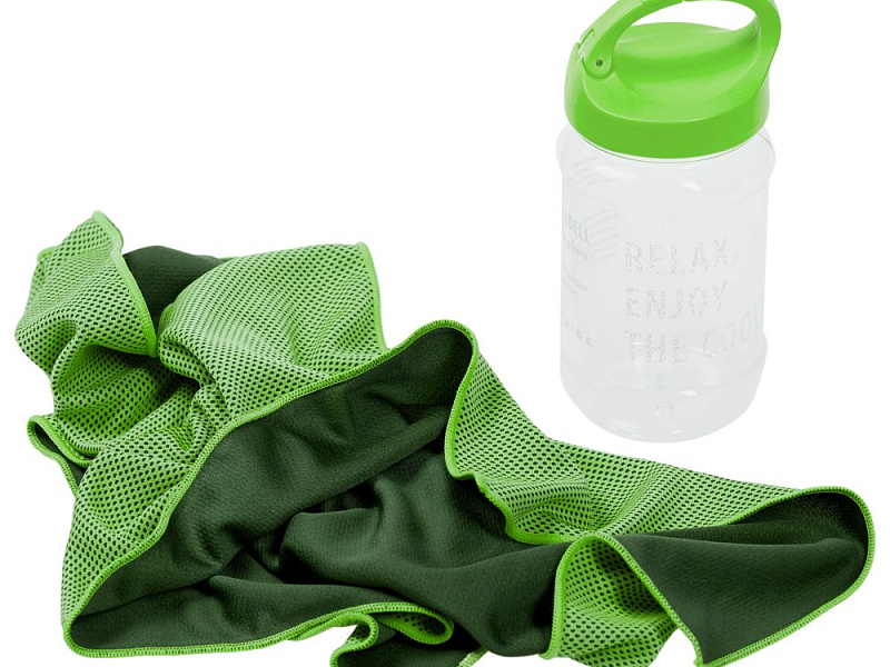 Охлаждающее полотенце Weddell, зеленое