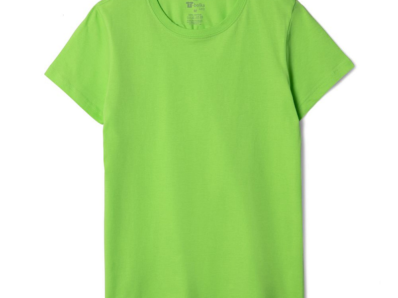 Футболка женская T-bolka Lady, зеленое яблоко