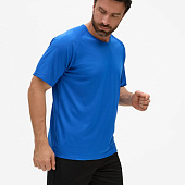 Футболка унисекс Sporty 140, ярко-синяя