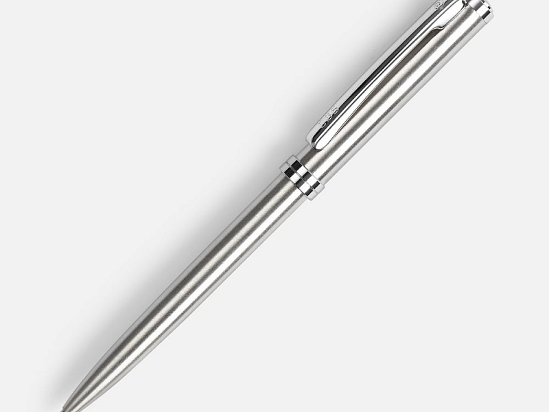 Ручка шариковая Delgado, серебристая