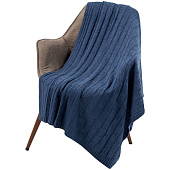 Плед Trenza, синий