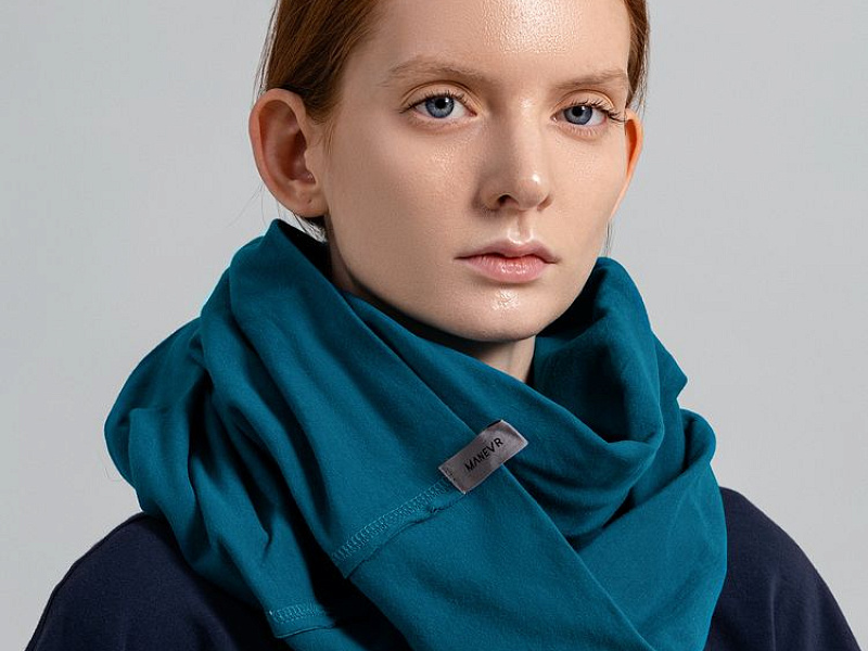 Снуд Vozduh 1.0, темно-бирюзовый