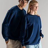 Свитшот унисекс Vozduh, темно-синий