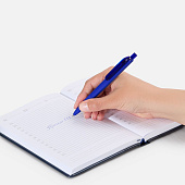 Ручка шариковая Prodir DS8 PRR-T Soft Touch, синяя