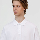 Рубашка поло унисекс Pulse, белая