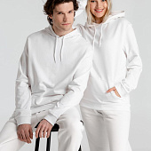 Толстовка с капюшоном унисекс Hoodie, белая