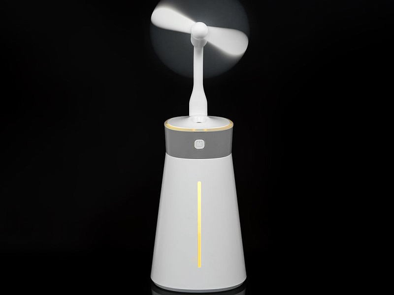 Увлажнитель воздуха с вентилятором и лампой airCan, белый