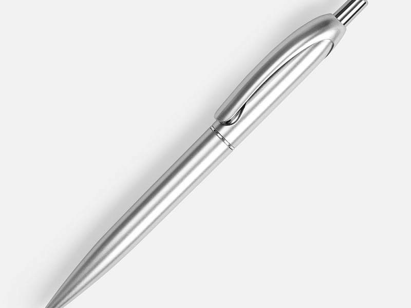 Ручка шариковая Bright Spark, серебристая
