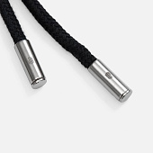 Наконечник для шнурка Nozzle, ver.2, серебристый (хром)