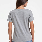 Футболка женская Artist Bear, серый меланж